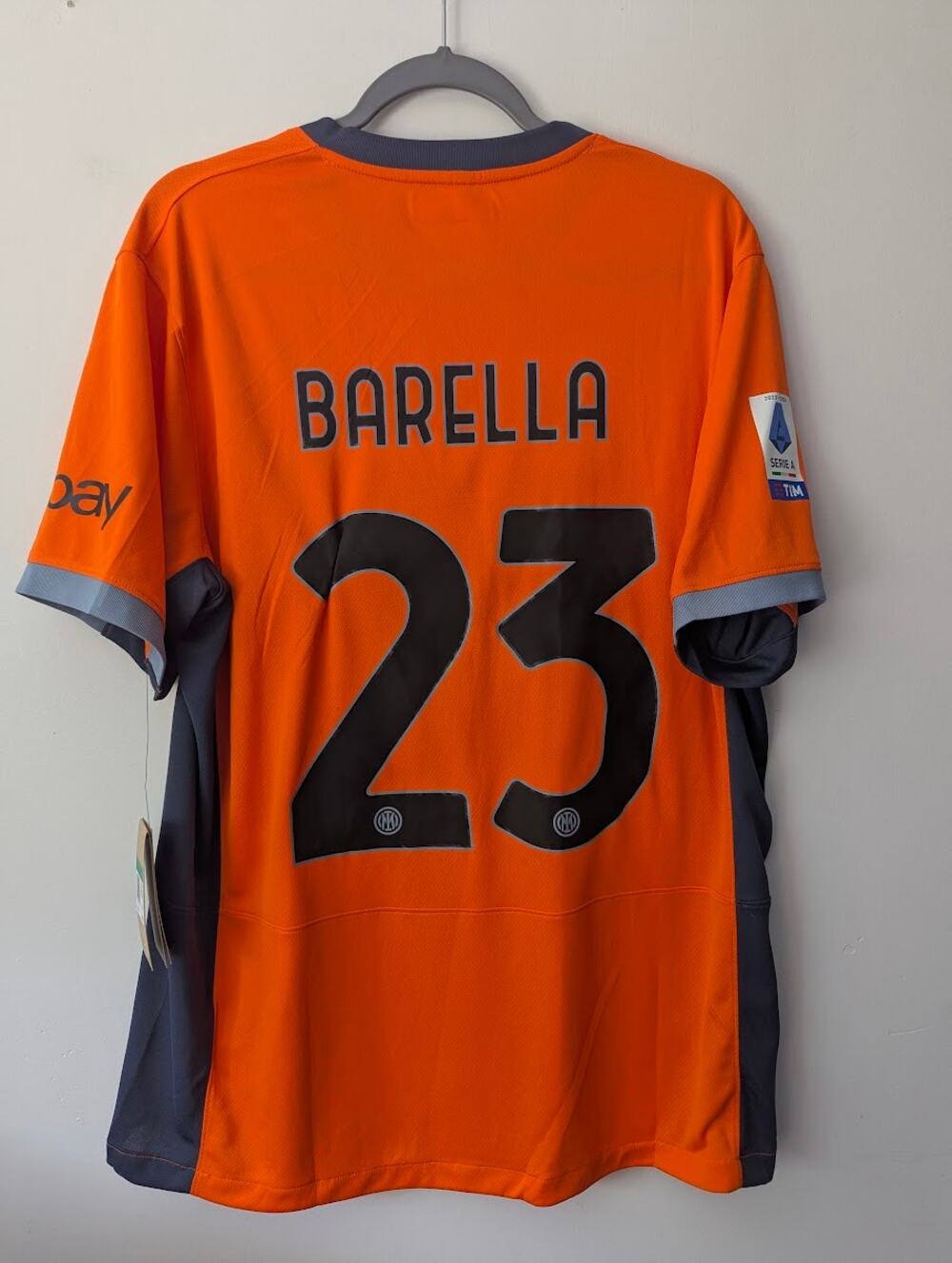 Inter Milan Barella Soccer Jersey XL Men TMNT 2023-24 Third NWT Authentic Nike